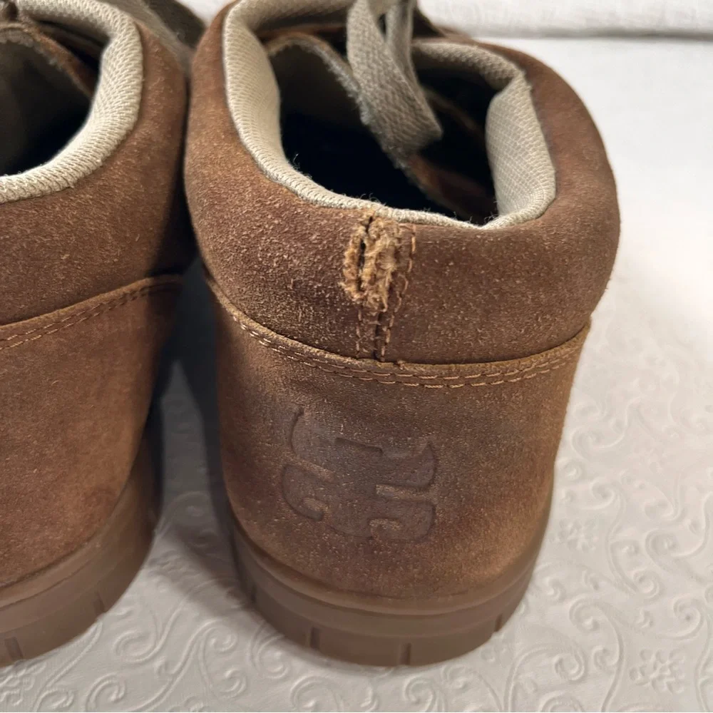 Vintage IPATH Mens US CATS Skateboarding Shoes Tan Suede Chukka Boot Size 11.5